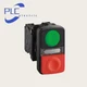 XB5AW73731G5 New Schneider Illuminated double headed push button, , 22mm
