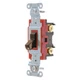 BRYANT BRY4901B Wall Switch,Brwn,20A,1-Pole Switch 49YZ59
