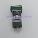 1PCS Fuji Green Illuminated Button AH164-TL AH164TL New
