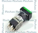 1pc New Fuji Green illuminated button AH164-TL