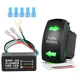 Nilight Turn Signal Switch with Flasher TURN SIGNAL GREEN W/FLASHER, Black 