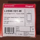 Legrand Wattstopper LVSW-101-W Low Voltage Wall Switch, 1-Button w/LED, White