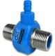 Chem-Flex 118086 Threaded Injector 0.086 Orifice 2.25 GPM 1 Barb Dark Blue
