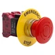 Idec HW1B-V4P02R E-Stop Pushbutton, Pushlock Turn Reset, 2NC, &oslash;40mm, 10A 600V