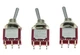 SALECOM 3X DPDT 6 Pin 2 Position ON Guitar Mini 6 PIN, 3pcs 