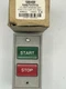 CUTLER-HAMMER 10250H5200A PUSHBUTTON STATION START/STOP 600VAC MAX 86-2588