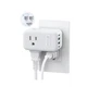 TROND Outlet Extender with 360 Rotating Plug, 3 AC Outlet Splitter ... Fast Ship