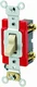 Leviton 1221-2I 20A 120/277V, Toggle Single-Pole AC Quiet Switch Self Grounding