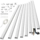 Yecaye 125in Cord Hider, Large Cord Covers for Wires on Wall, Cable Managemen...