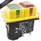KJD17B/120V Switch 16A 4-Pin Electromagnetic Push-Button for KEDU... 