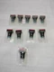 Lot 10pcs Idec AL6-P AL6P Red Push Button Pilot Light Made in Japan