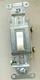 HUBBELL. Toggle Switch, Commercial Grade, Single Pole, 20A 120/277V AC, WHITE