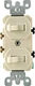 Leviton 05224-2IS Ivory 15A 277V 1-Pole Toggle Switch 3.28 H x 1.62 W in.