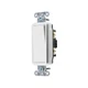 HUBBELL DS420W Wall Switch,White,20 A;Back; Side,4-Way 49YL60