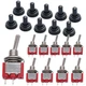 Twidec/10Pcs Mini Toggle Switch SPST 2 Position 2 Pins ON/Off AC 2Pin ON-OFF 