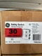 GE THN3321 Fuse Box heavy duty 3 pole non fusible 30 amp nema 1