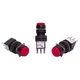 Lot of 3 Idec LA1P-1C04R Indicator Pilot Lamp Switch, 24VDC/VAC, Red, &oslash;16mm