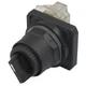 DAYTON 30G297 SelectorSwitch,Non-Illum,2Pos,30mm,Black 30G297