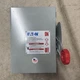 Eaton Heavy Duty Safety Switch DH362UDK 60A 600v Gray Metal Wall On/Off