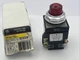 GENERAL ELECTRIC PUSH TO TEST  RED CR104PXG24 480V WITH 1 NO AND 1 NC CONTACTS