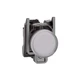 XB4BVB1 - Schneider Electric 22mm White Pilot Light, 24V AC/DC, Metal Bezel, Har