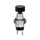 1PK GRAYHILL INC 30-601 BLK Switch, Pushbtn, SPST, Mom, NO, 0.20A, 20VDC, S