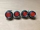 LOT OF 4 Fuji Electric AH30-F Contact Block AH30F RED Push Button #119G112