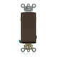 Leviton 5623-2 20A 120/277V Decora Plus Rocker 3-Way Switch Brown
