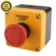 Baomain Red Sign Momentary Emergency Stop Weatherproof Push Button Switch 660...