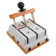 Baomain 3 Pole Double Throw Electric Brake Safety Knife Switch HS11F-100/38 380V