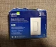 Leviton Decora DSL01-3PW 3 Pack LED Rocker Dimmers with Slider White Open Box