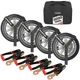 Kingfun Car Tie Down Straps for Trailers 4 Pack, 2" x 120" Heavy Duty Tire St...