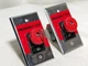 Lot of 2 panel mount emergency stops on Square D 9001-DA11 contact block, 1 key