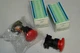 Augat Alcoswitch RM050-2 Red Mushroom Push Button Switch Lot of 2
