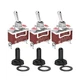 Joinfworld Waterproof Toggle Switch 12V DC 30A On Off On 3 Way SPDT 12 Volt H...