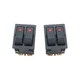 OCESTORE 2Pcs for Boat Rocker Switch AC 16A/250V 20A/125V Double Light 6 Pin ...