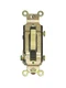 HUBBELL HBL1201I SP TOGGLE SWITCH 15A 120/277VAC IVORY SEPC GRADE