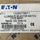 Cutler Hammer 10250T5971 - Illum. Sel. Switch, 2 POS Maint, 120V, New