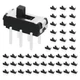 WMYCONGCONG 50 Pcs 6 Pin 2 Position DPDT Vertical Micro Slide Switch for for ...
