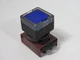 General Electric P9SPLLGD Flush Illuminated Push Button w/Holder Blue Cap USED