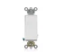 LEVITON 5621-2W 20A 120/277V DECORA PLUS ROCKER 1-POLE AC QUIET SWITCH, WHITE