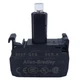 Allen Bradley 800F-Q5G Push Button LED Module, 22mm, Green 25mA, 120VAC