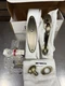 Baldwin 6560-050-FD Lexington Full DUMMY Knob Set - Satin Brass & Black - Unused