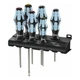 Wera 05032063001 Screwdriver Set with Rack (6-Piece Set)