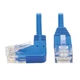 EATON N204-S10-BL-LA Left. Angle Cat6 Ethernet Cable, Gigabit Molded Slim UTP