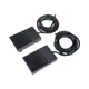 NORJIN 2 Pack Foot Switch, 10A 250VAC Nonslip Momentary Foot Pedal Switch SPD...