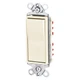 BRYANT 9903I Wall Switch,20A,Ivory,3-Way Type,Rocker 52HE96