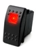 MGI SpeedWare 1-Pack Marine Rocker Switch with Illuminated LED, 1-Pack, Red