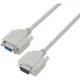 1PC L-COM CSMN9MF-15 Deluxe Molded D-Sub Cable, DB9 Male / Female, 15.0 ft