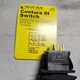 Blue Sea Systems Contura III DPDT Rocker Switch12/24V 15A Black On/Off/on  Panel